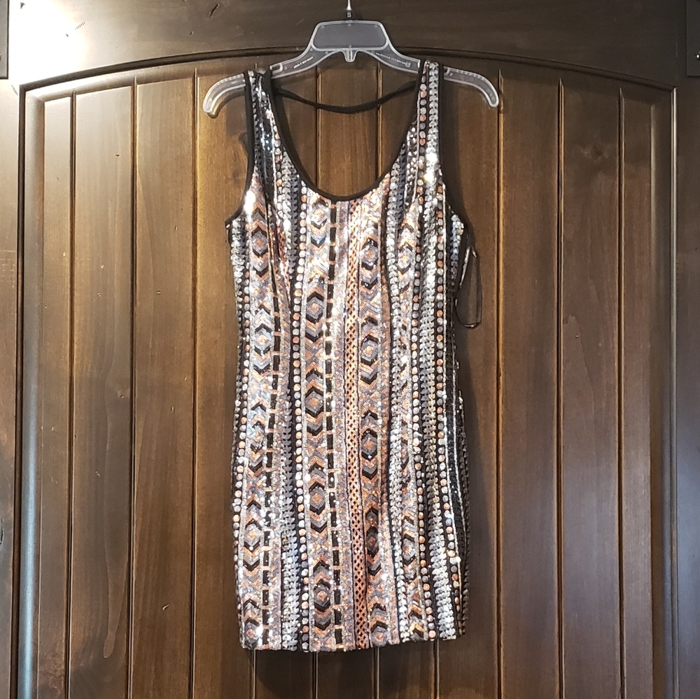 Sequence mini dress